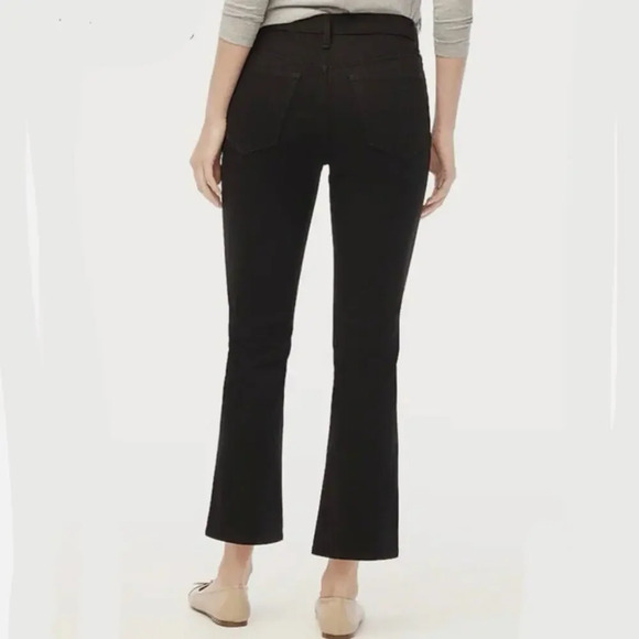 NWT J. Crew Mid-Rise Flare Crop All-Day Stretch Size 30P - Picture 2 of 6